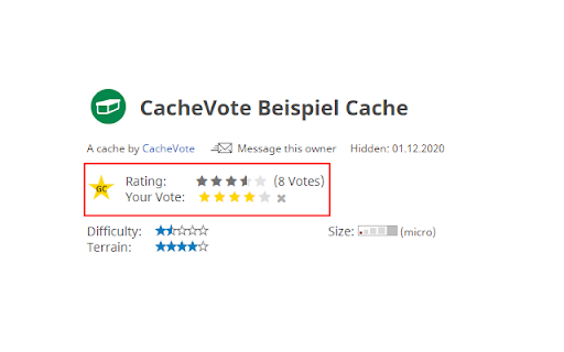 CacheVote screenshot 1
