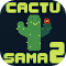 Cactu-Sama 2 Game - Help the cactus cross the desert safely! logo
