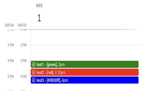 Calendar Tasks Colors screenshot 1