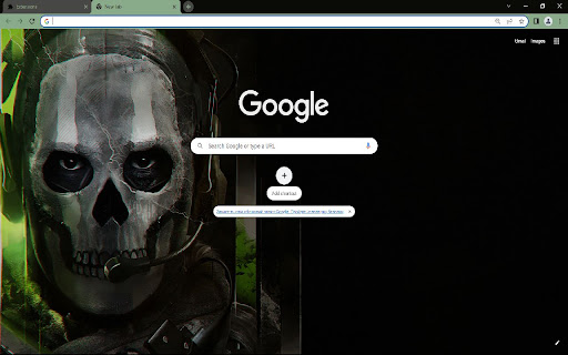 Call of Duty: Modern Warfare II Browser Theme screenshot 1