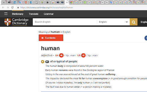 Cambridge Dictionary screenshot 1