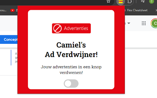 Camiel's Ad Verdwijner screenshot 1