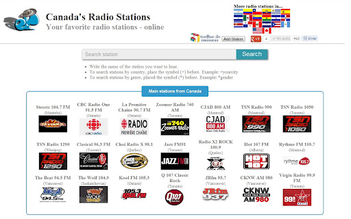 Canada Radios screenshot 1