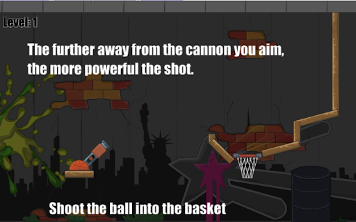 Cannon BasketBall Game screenshot 1