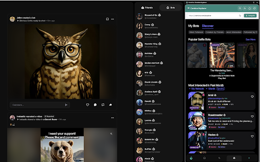 Cantina.com Side Panel screenshot 1