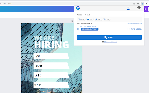 Canva Bulk Maker screenshot 1