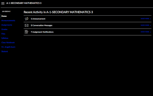 Canvas Dark Theme screenshot 1
