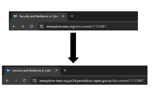 CAPES Redirector screenshot 1