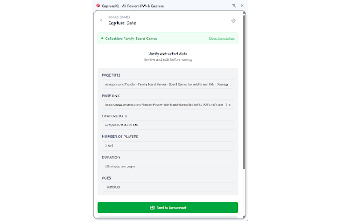 CaptureIQ - AI-Powered Web Capture screenshot 1