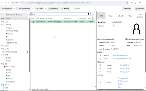 CardBook screenshot 1