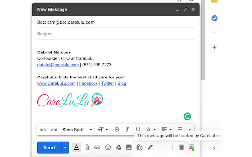 CareLuLu Extension screenshot 1