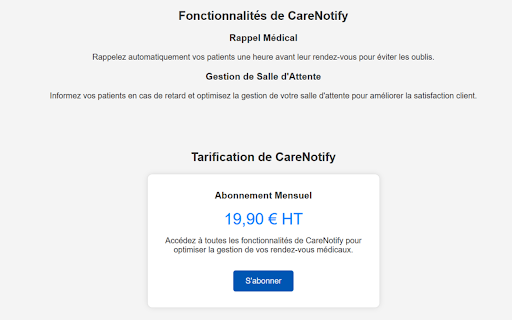 CareNotify screenshot 1