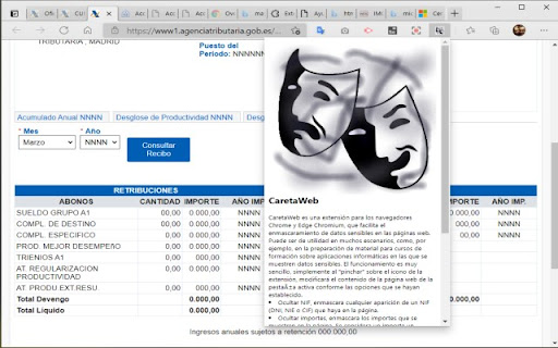 CaretaWeb screenshot 1