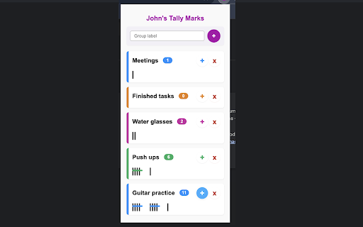 Carl's Tally Marks screenshot 1