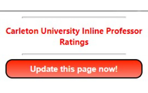 Carleton University Inline Professor Ratings screenshot 1
