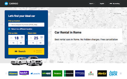 CARNGO - Best Car Rental Deals screenshot 1