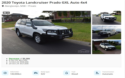 Carsales.com.au Price History Tracker screenshot 1