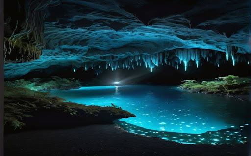 Cave of Light wallpaper screenshot 1