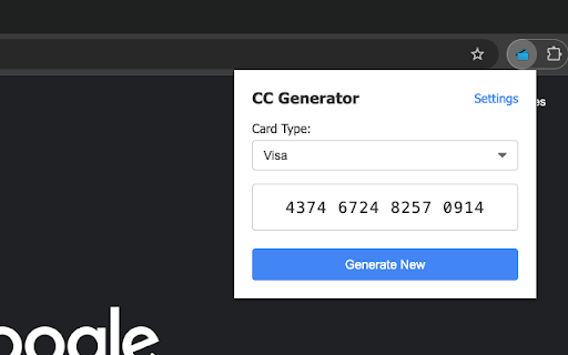 CC Generator screenshot 1