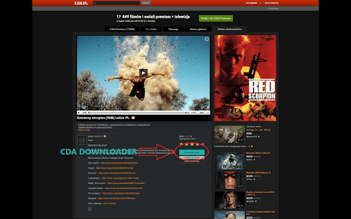 CDA Downloader screenshot 1