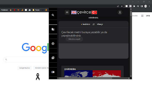 Cevirce.com screenshot 1