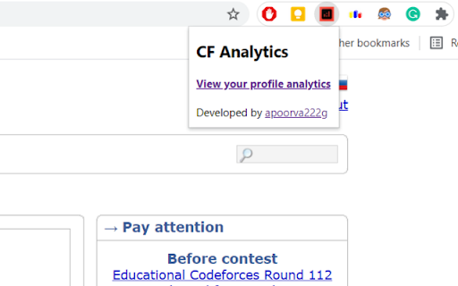 CF Analytics screenshot 1