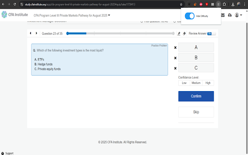 CFA Study Helper screenshot 1