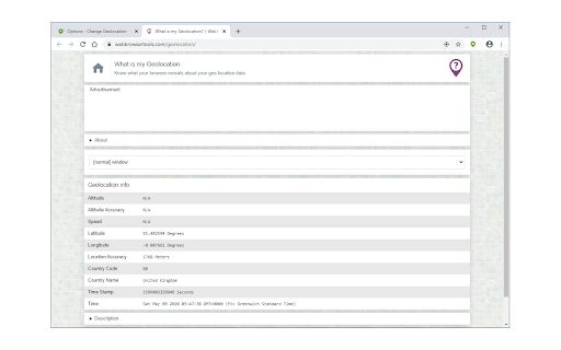 Change Geolocation (Location Guard) screenshot 1