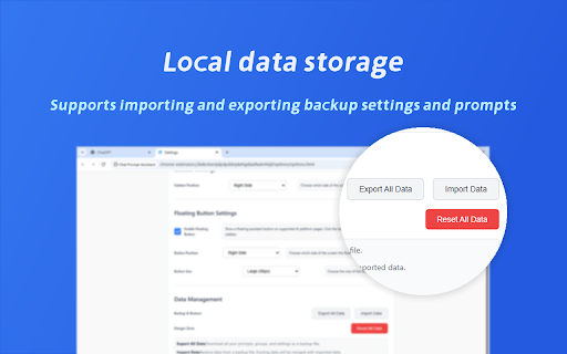 Chat Prompt Assistant screenshot 1