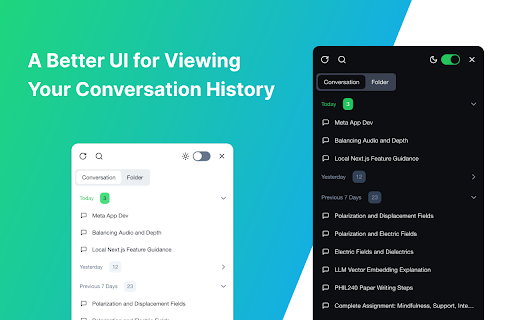 ChatGPT-Archive screenshot 1