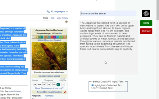 ChatGPT Chrome Extension screenshot 1