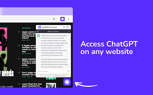 ChatGPT for Chrome - Search AI screenshot 1
