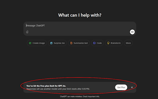 ChatGPT Limit Remover screenshot 1