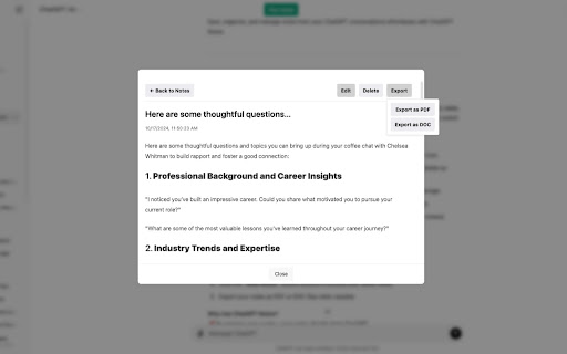 Chatgpt Notes screenshot 1