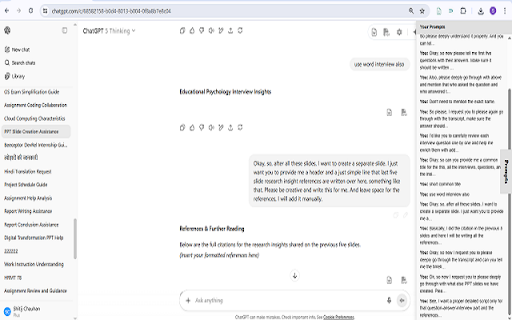 ChatGPT Prompt Navigator screenshot 1