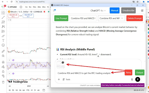 ChatGPT Visioner for Screenshot Reading and Analysis screenshot 1