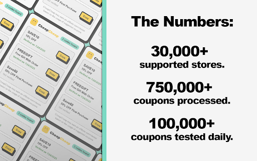 CheapCheap Coupon Extension screenshot 1