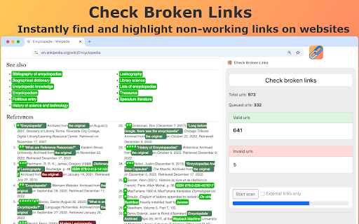 Check Broken Links screenshot 1