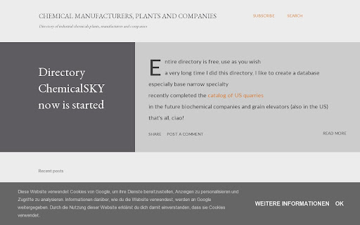 Chemical manufacturers and companies in USA screenshot 1
