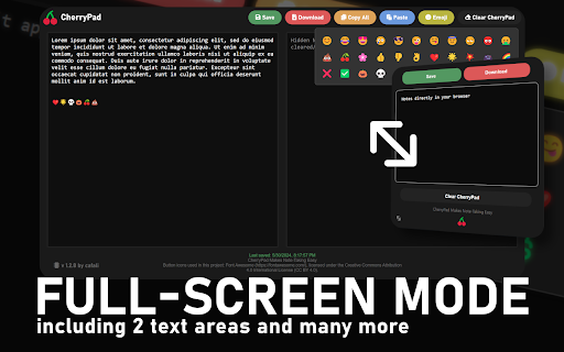 CherryPad - Notepad Extension screenshot 1