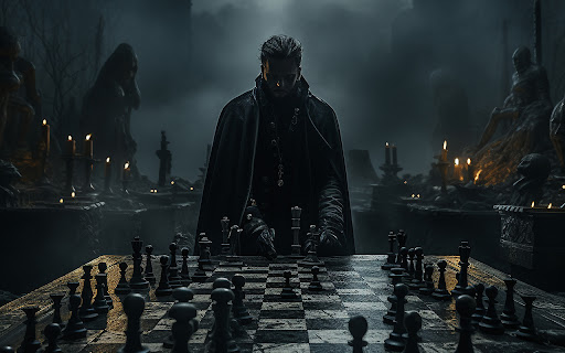 chess pieces arranged screenshot 1