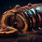 Chocolate roll cake logo