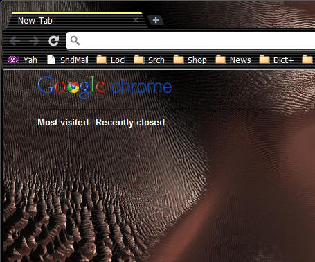 ChocolateMars OpticWhite MarsDunes3-1600Theme screenshot 1