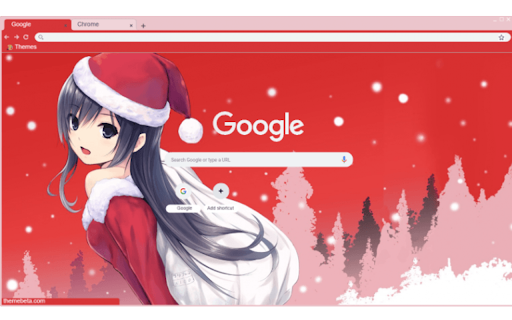 Christmas Anime Girl screenshot 1