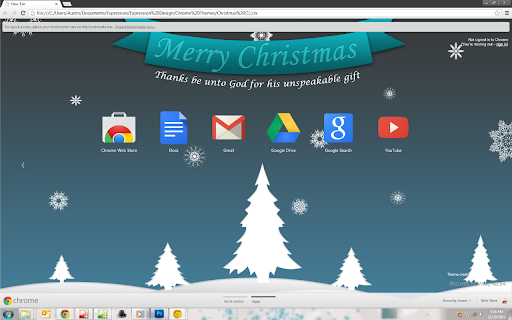Christmas Theme screenshot 1