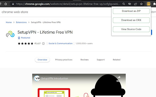Chrome Extension Downloader (.crx file) screenshot 1