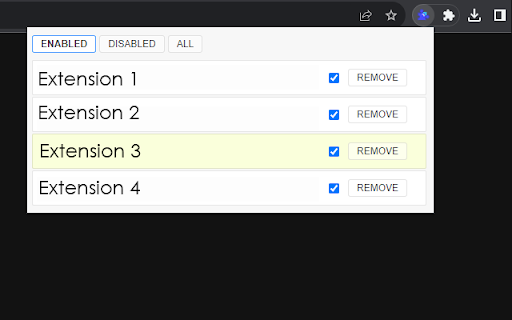 Chrome Extension Manager | Master screenshot 1