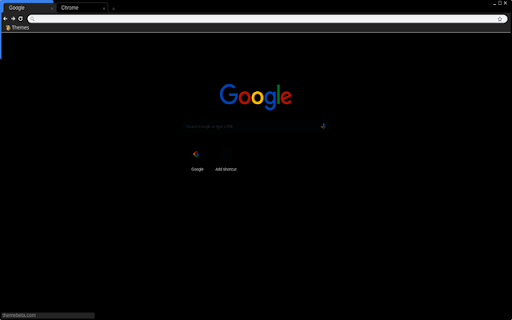 Chrome Fedora Linux Dark — White Omnibox screenshot 1