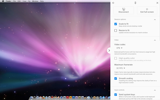 Chrome Remote Desktop screenshot 1
