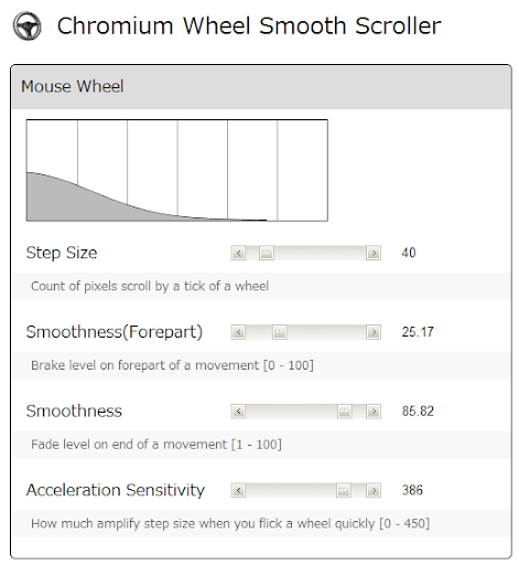 Chromium Wheel Smooth Scroller screenshot 1
